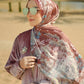 Al Qasr Satin Shawl - Saffron