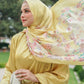 Farra Satin Shawl - Mimosa