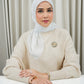 Monogram Scramble Voile Square - Lucent White