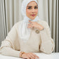 Monogram Scramble Voile Square - Lucent White