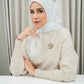 Monogram Scramble Voile Square - Lucent White