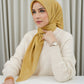 Monogram Scramble Voile Square - Ochre