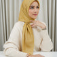 Monogram Scramble Voile Square - Ochre