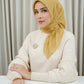 Monogram Scramble Voile Square - Ochre