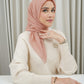 Monogram Scramble Voile Square - Peach