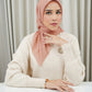 Monogram Scramble Voile Square - Peach