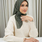 Monogram Scramble Voile Square - Pine