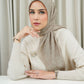Monogram Scramble Voile Square - Taupe