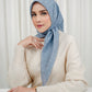 Monogram Voile Square - Blue Jasper