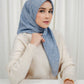 Monogram Voile Square - Blue Jasper