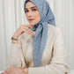Monogram Voile Square - Blue Jasper