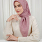 Monogram Voile Square - Mauve