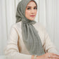 Monogram Voile Square - Mushroom