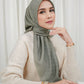 Monogram Voile Square - Mushroom