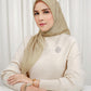 Monogram Voile Square - Nougat