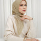 Monogram Voile Square - Nougat