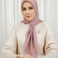 Monogram Voile Square - Wild Rose