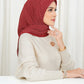 Tapis Pleated Square - Tomato