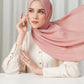 Tapis Satin Jacquard Shawl - Ash Rose