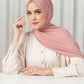 Tapis Satin Jacquard Shawl - Ash Rose