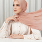 Tapis Satin Jacquard Shawl - Café au Lait