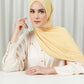 Tapis Satin Jacquard Shawl - Curry
