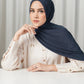 Tapis Satin Jacquard Shawl - Estate Blue