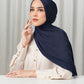 Tapis Satin Jacquard Shawl - Estate Blue