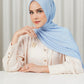 Tapis Satin Jacquard Shawl - Forever Blue