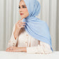 Tapis Satin Jacquard Shawl - Forever Blue