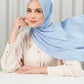 Tapis Satin Jacquard Shawl - Forever Blue