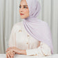 Tapis Satin Jacquard Shawl - Iris