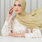 Tapis Satin Jacquard Shawl - Khaki