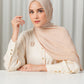 Tapis Satin Jacquard Shawl - Light Taupe
