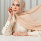 Tapis Satin Jacquard Shawl - Light Taupe