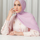 Tapis Satin Jacquard Shawl - Mauve Shadow
