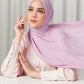 Tapis Satin Jacquard Shawl - Mauve Shadow