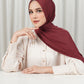 Tapis Satin Jacquard Shawl - New Maroon