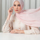 Tapis Satin Jacquard Shawl - Peachskin