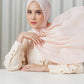 Tapis Satin Jacquard Shawl - Sepia Rose