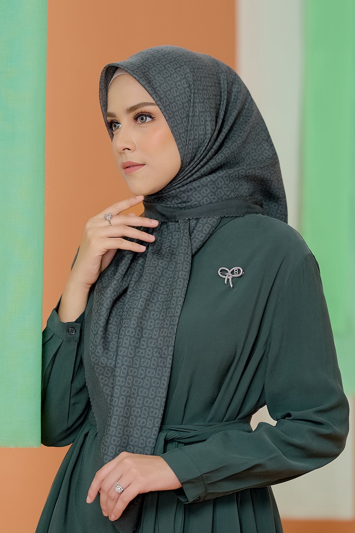 The Tapis Square - Kombu Green