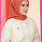 The Tapis Square - Red Orange