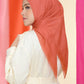 The Tapis Square - Red Orange