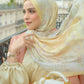 The Parisian Satin Shawl - Citron