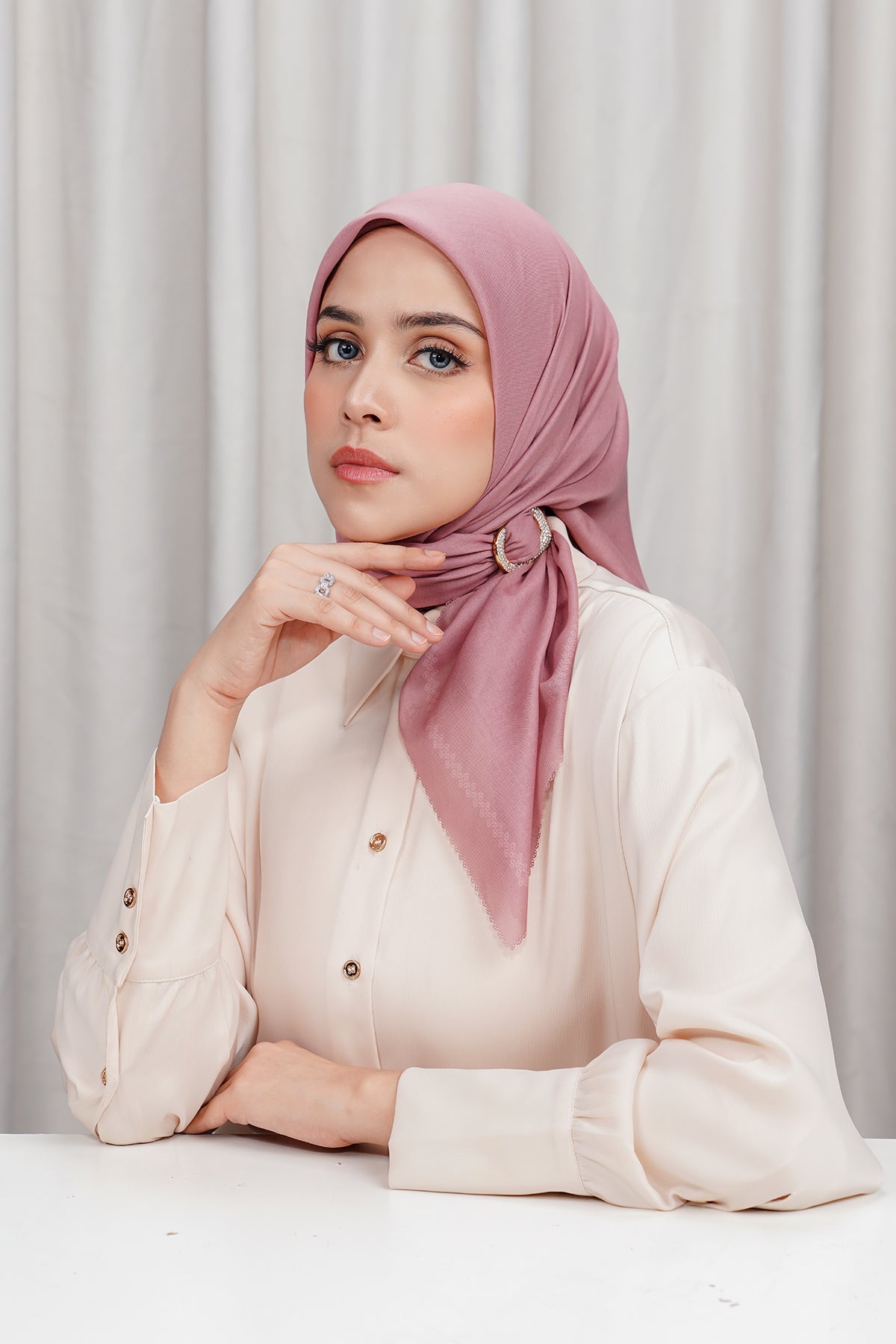 Today's Scarf - Ash Rose