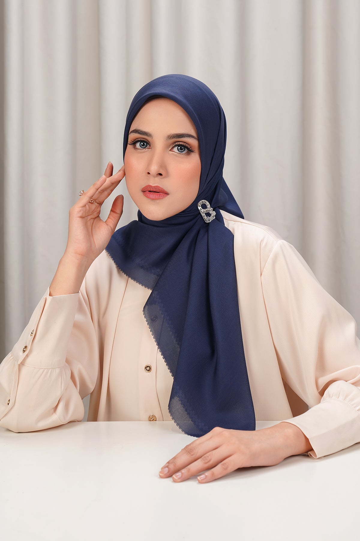 Today's Scarf - Evening Blue