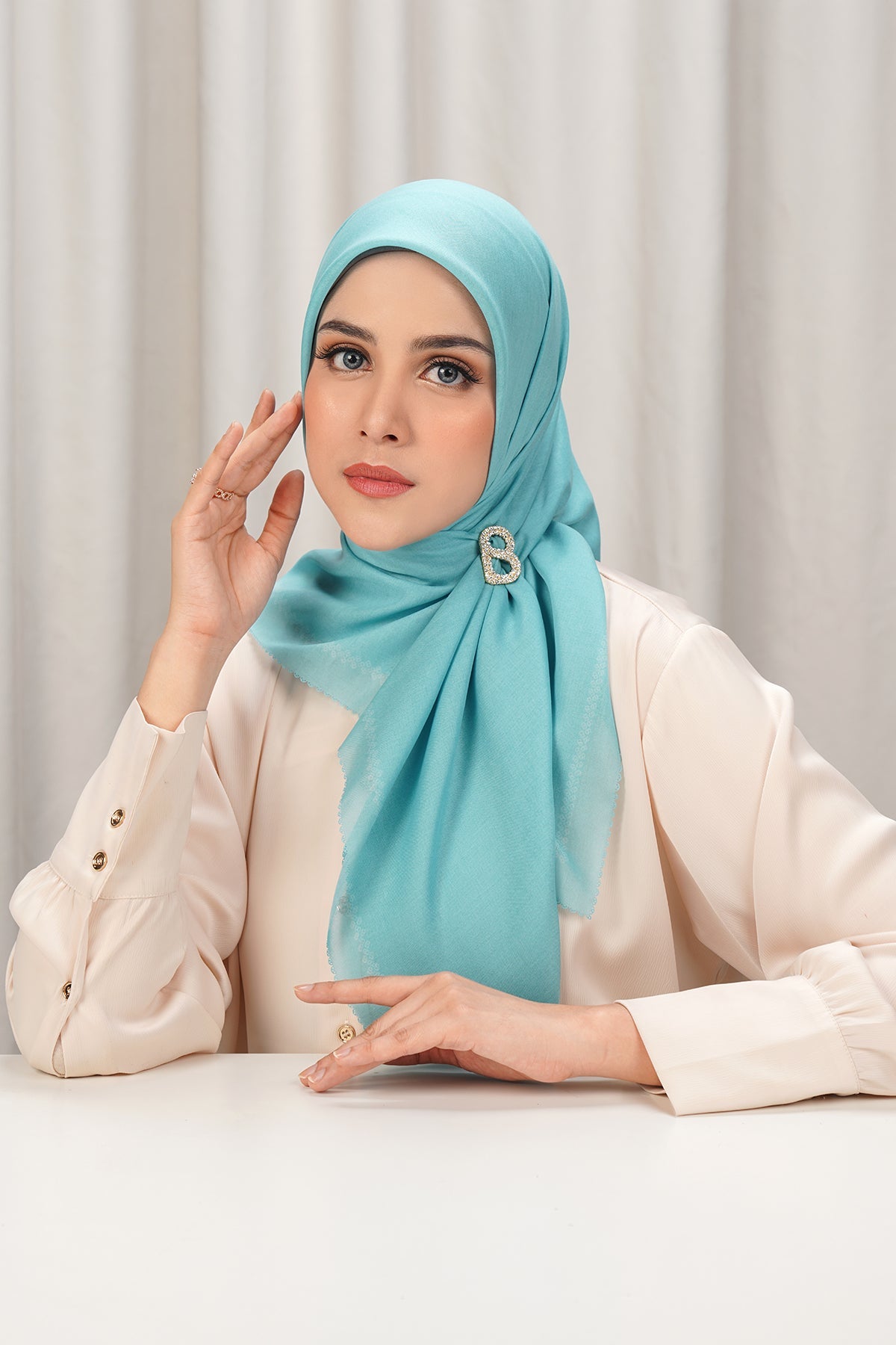 Today's Scarf - Marine Blue