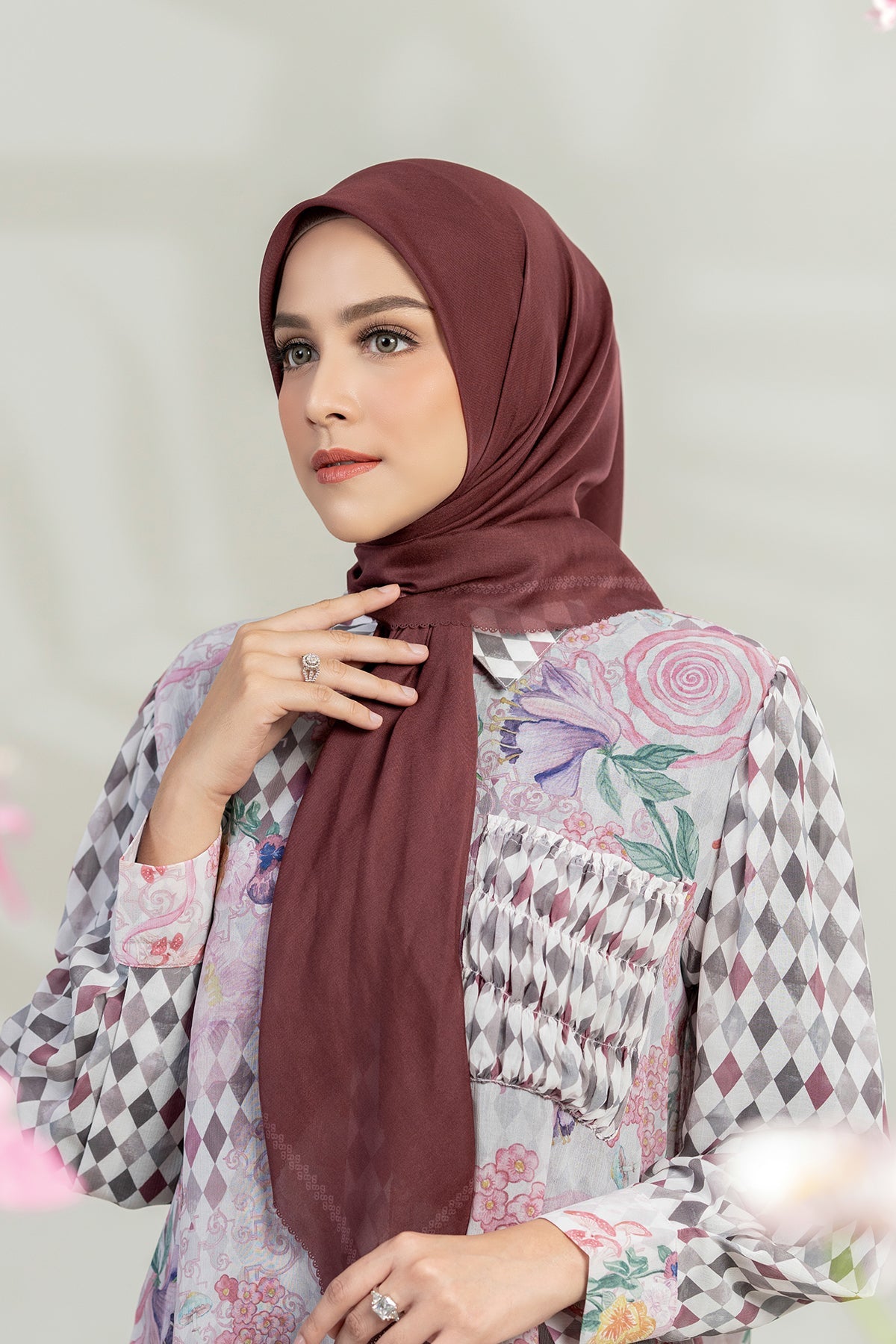 Today's Scarf - Maroon