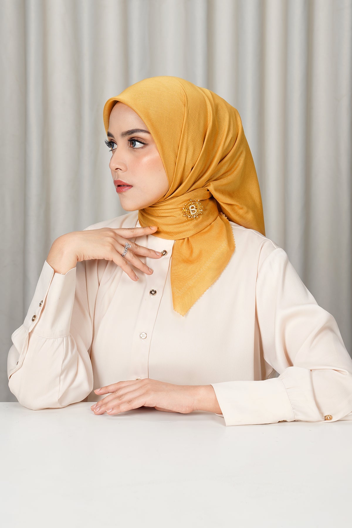 Today's Scarf - Mineral Yellow