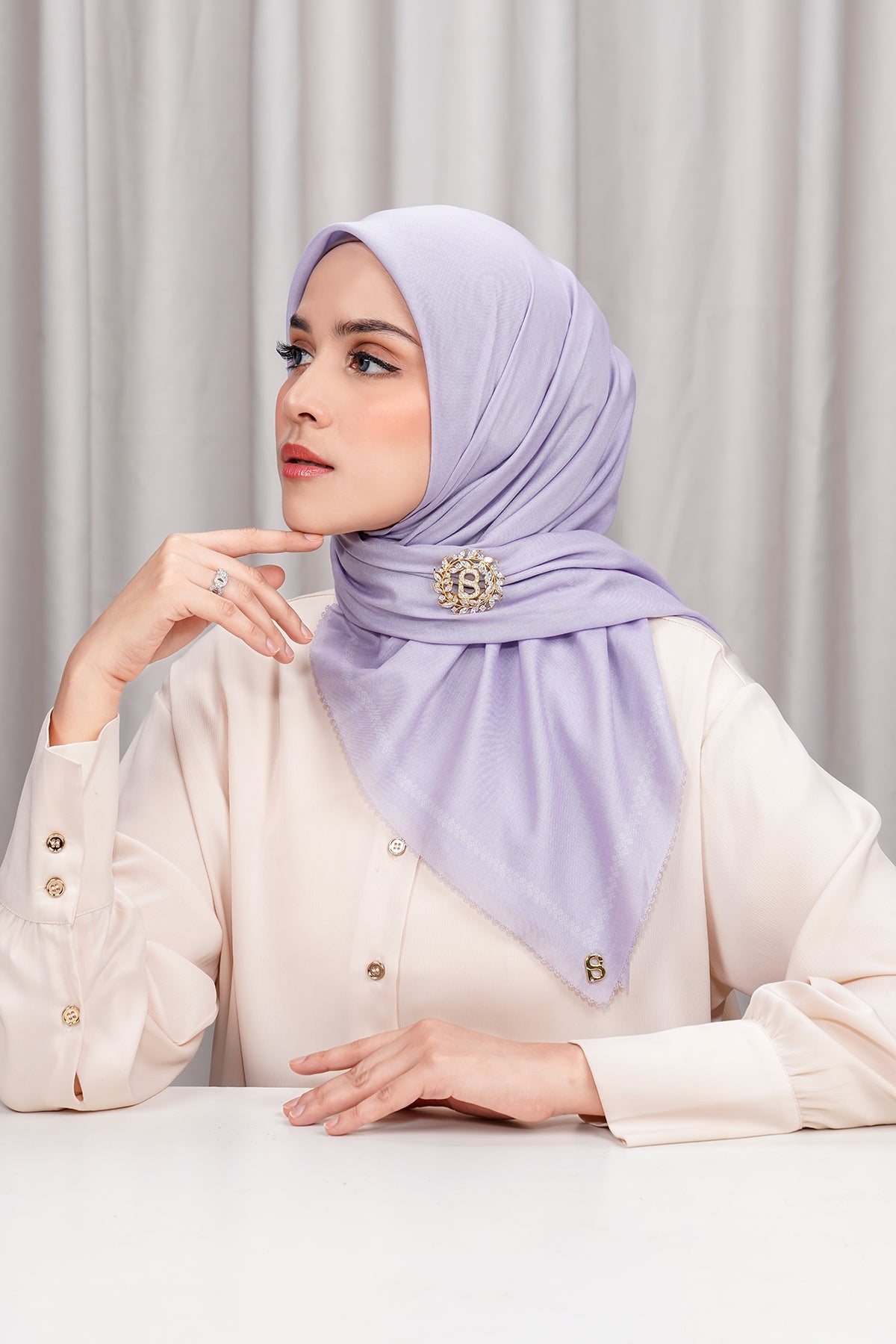 Today's Scarf - Misty Lilac